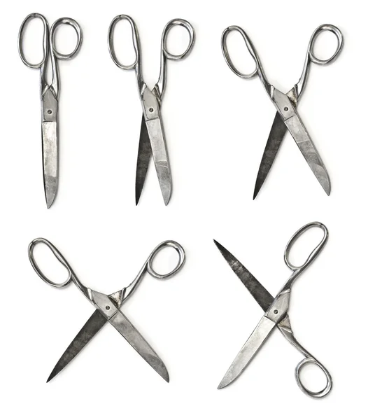 Old scissors set — Stock Photo, Image