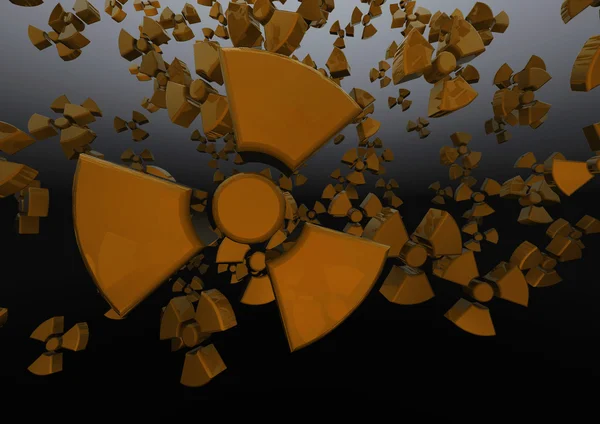 Nuclear background — Stock Photo, Image