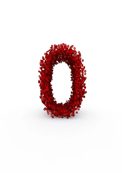 Lettera sciame alfabeto 3D — Foto Stock