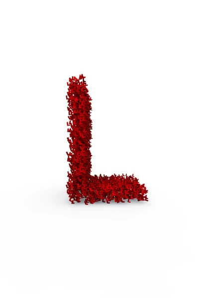 पत्र झडप वर्णमाला 3D — स्टॉक फोटो, इमेज