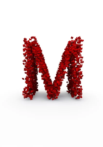 stock image Letter swarm alphabet 3D