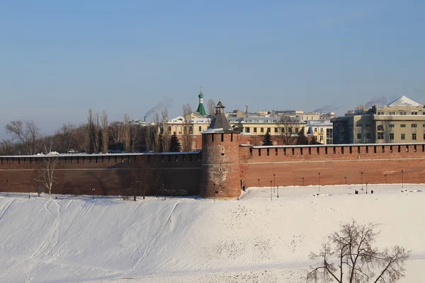 Taynitskaya tower, vinter — Stockfoto