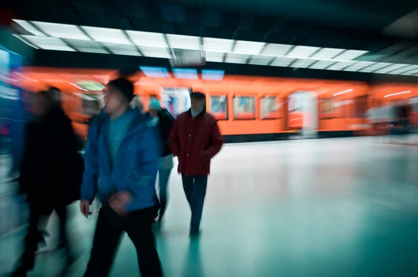 Rörlighet i metro — Stockfoto