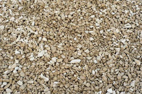 Middle fraction of crushed stones material texture Stock Image