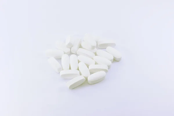 Bílé tablety — Stock fotografie