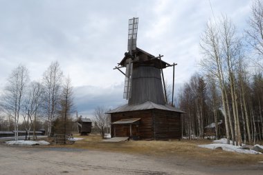 Wooden Windmill clipart