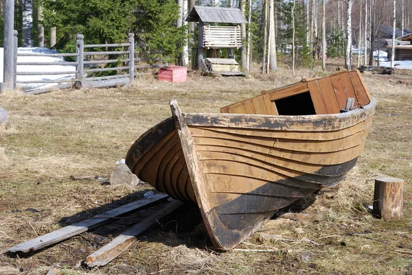 Barco de madeira . — Fotografia de Stock