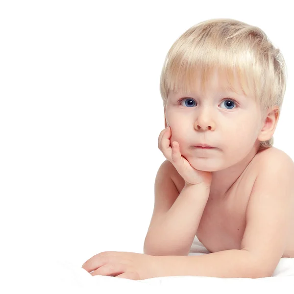 The thoughtful boy Royalty Free Stock Images