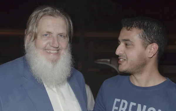 Yusuf Estes, with a student — Stock Photo, Image