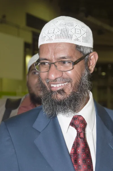 Zakir Abdul Karim Naik è un apologeta musulmano — Foto Stock