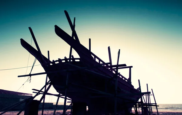 stock image Old Boat silhouette