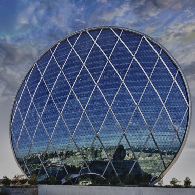 Coin Building in Abu Dhabi clipart