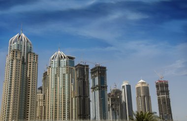 Dubai Jumeirah Lake Towers clipart