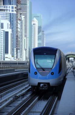 Dubai Metro Train clipart