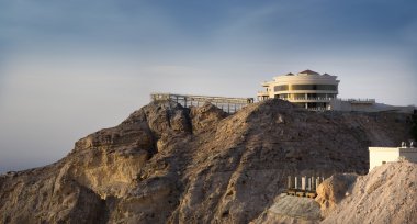 Jebel Hafeet Mountain and palace clipart
