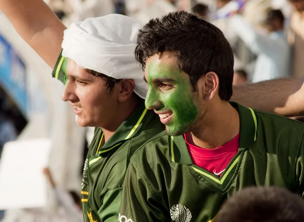 Пакистанські прихильників — стокове фото