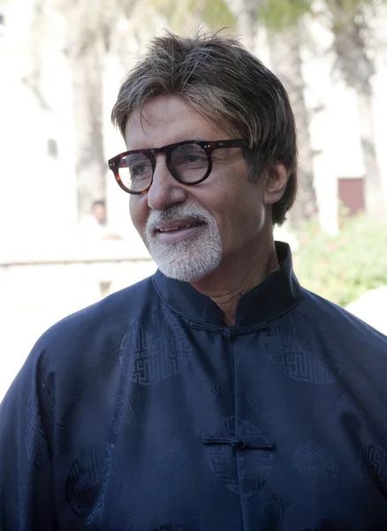 Amitabh bachchan, znany jako big b w Dubaju diff — Zdjęcie stockowe