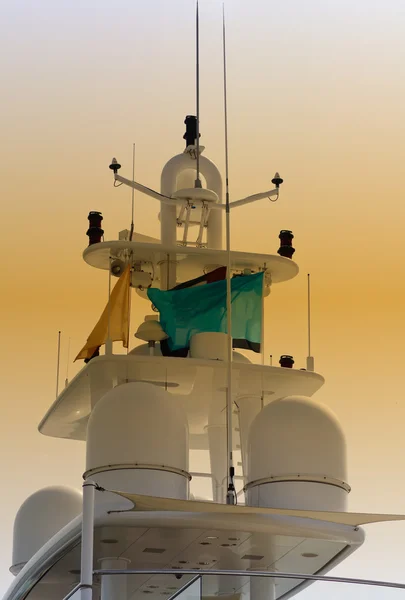 Radarsystem für Yachten — Stockfoto