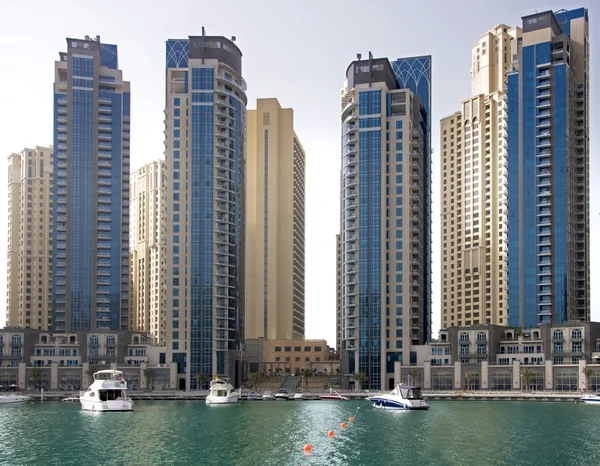 Dubai marina bekijken — Stockfoto