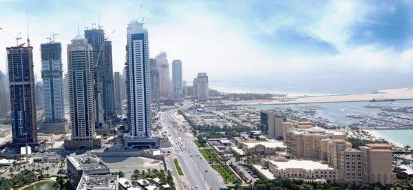 媒体城市迪拜和威斯汀酒店 — 图库照片