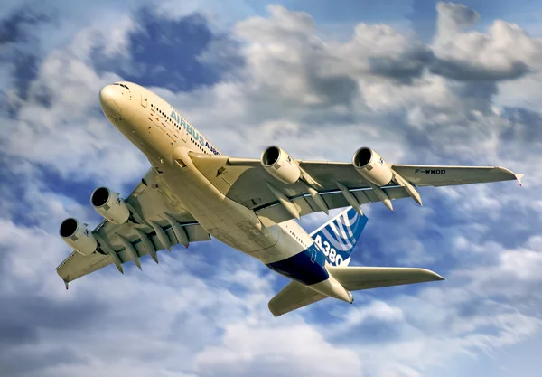 Airbus Flying — стоковое фото