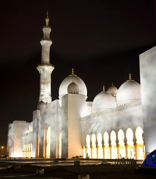 Grand Mosque in night — Stock Photo, Image