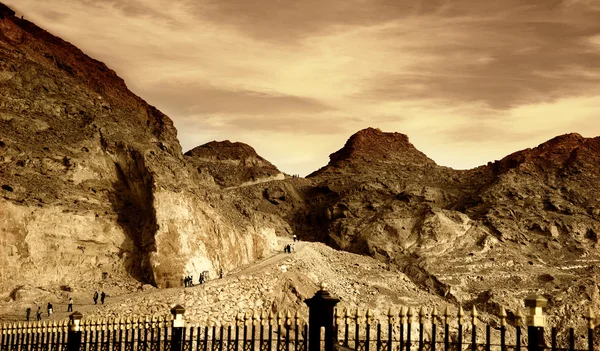 stock image Jebel Hafeet Mountain Sunset