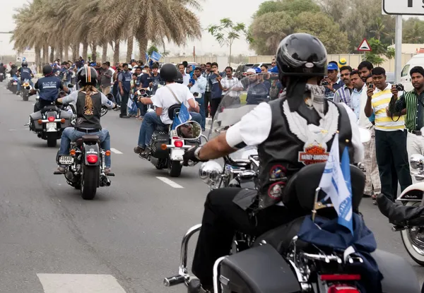 Motorcu parade — Stok fotoğraf