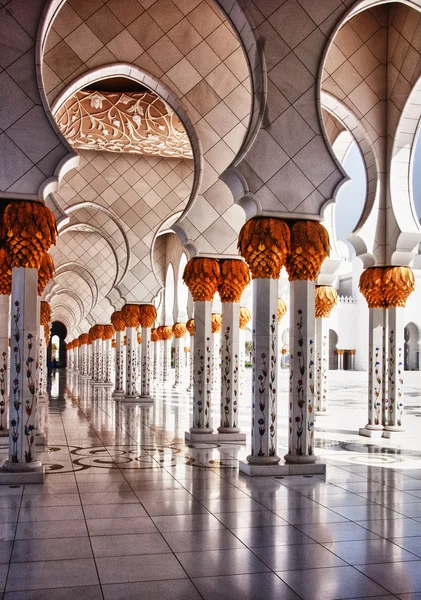 Mosque hallway — Stock Photo, Image