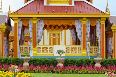 The beauty of Thai architecture. clipart