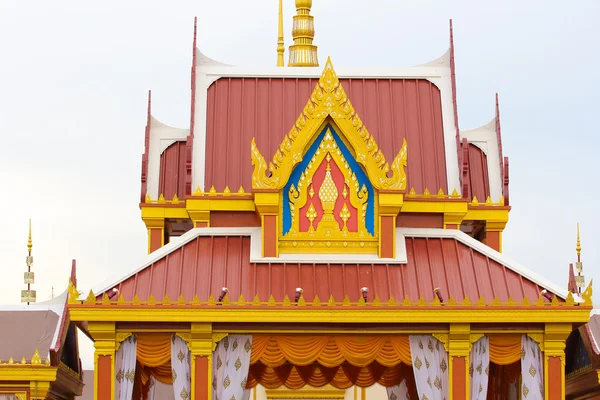 A beleza do telhado do templo . — Fotografia de Stock