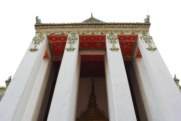 Arquitetura no telhado do templo — Fotografia de Stock