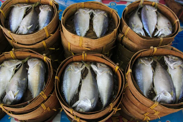 Steamed mackerel — Stock Photo, Image