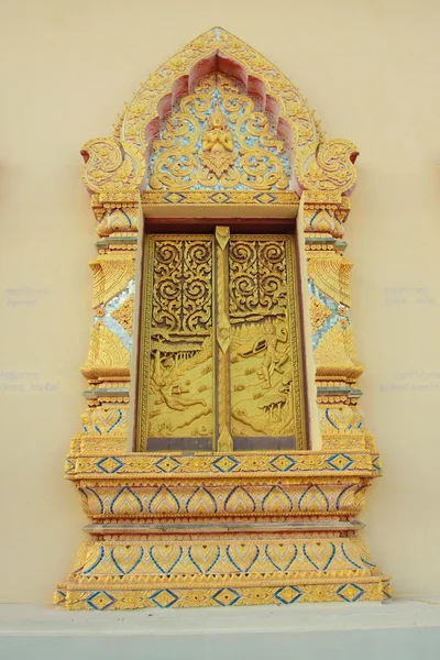 Window in the temple was closed — Stock Photo, Image