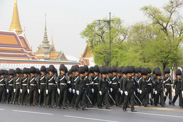 Center full-dress procession (The Royal Field) — Stock Photo, Image