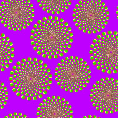 Violet optical illusion clipart