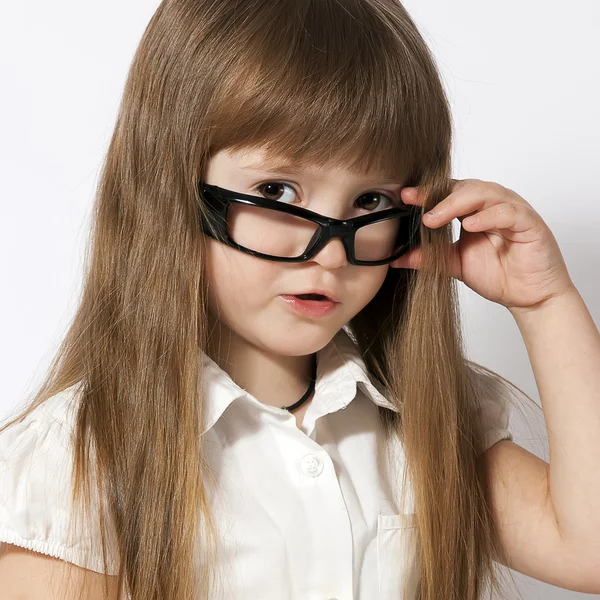 stock image Portrait of the smiling girl