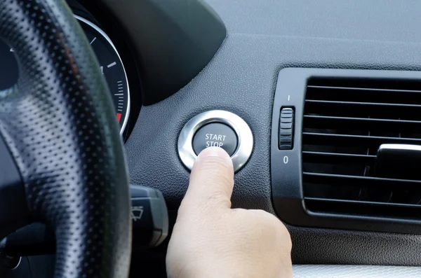 stock image Start and Stop, Hand, Car.