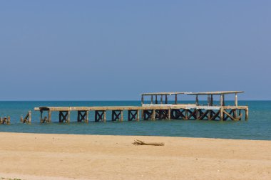 eski balık pier.