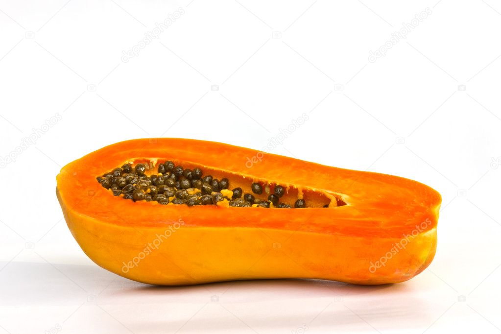 Ripe papaya.