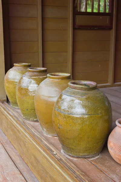 Earthenware jars. — Stock Photo, Image