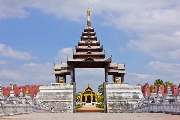 Burmesische Architektur. — Stockfoto