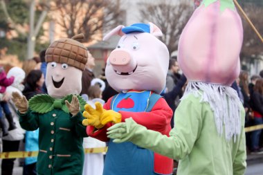 Carnival in Velika Gorica - Topics Vegetables an Animals clipart