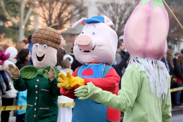 stock image Carnival in Velika Gorica - Topics Vegetables an Animals