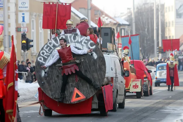 Carnival in Velika Gorica - Topics Asterix and Obelix — Stock Photo, Image