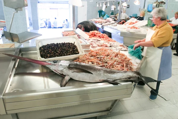 魚の市場、ヴィーゴ、スペイン. — ストック写真
