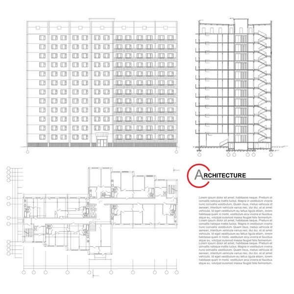 建筑背景（矢量) — 图库矢量图片