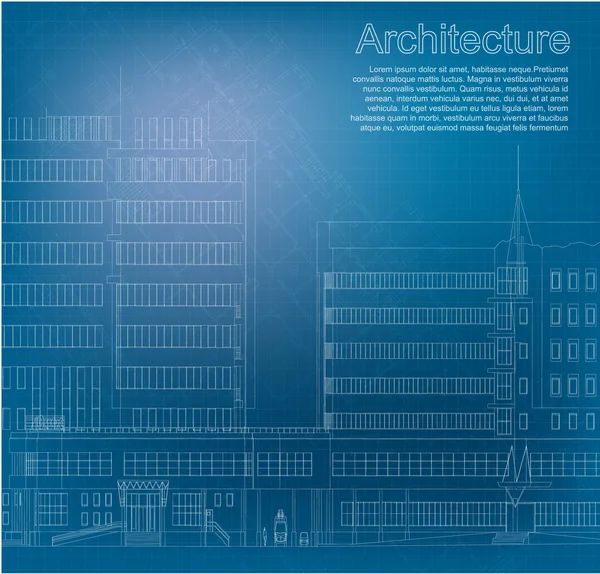 城市蓝图（矢量) — 图库矢量图片