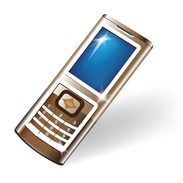 Téléphone à puce — Image vectorielle