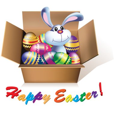 Easter Bunny - design element clipart